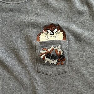 Vintage Warner Brothers 1999 Embroidered Taz T-shirt